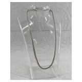 Beautiful twisted wire sterling silver herringbone
