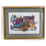 Barbara Lavell signed and numbered print  "Kuspuk