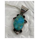 Vintage Ronald Tom sterling silver Navaho pawn sty