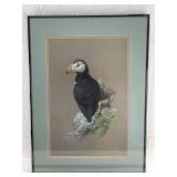 John Pitcher signed and numbered print  of a puffi