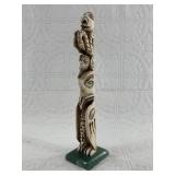 Stunning Michael Scott ancient ivory totem pole ma
