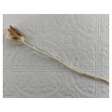 Beautiful ancient walrus ivory rose with delicate