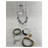 Assorted stone and fashion jewelry