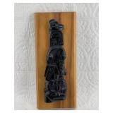 Wall hanging Tlingit inspired carving made from si