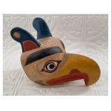Small wall hanging Tlingit style mask, imported 4.