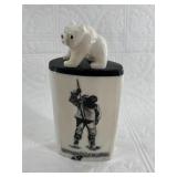 Gorgeous Richard Freeman 2 sided scrimshaw on walr