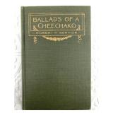 Ballads of a Cheechako by Robert Service, First Ed