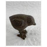 Adorable cast iron kiwi bird, good for paperweight
