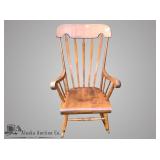 Hard Rock maple rocking chair c.1960s very solid a
