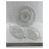 Assorted vintage Fostoria glass