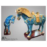 Early 20th century Chinese cloisonnï¿½ enamel horse