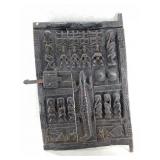 West Central 19th century African door 25" tall x