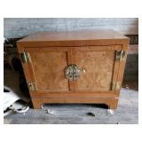 Mid Century inspired side table/cabinet with gorge