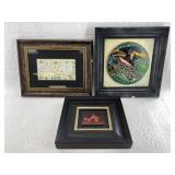 3 Originals and prints all set in interesting fram