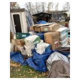 Enormous Mystery Lot of Full Moving Boxes from de
