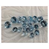 20cts polished topaz gemstones