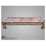 African hardwood and iron pigmy bed perfect for us