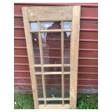 Antique leaded glass window in excellent condition