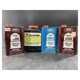 3 Mixed partial cannisters of smokeless gunpowder