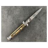 Vintage Italian stiletto unmarked, *Safety is no l