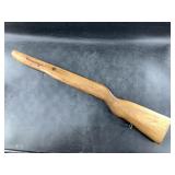 Wood bolt action rifle stock likely for a mauser.i