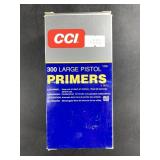 1000 Count box of CCI #300 large pistol primers NO