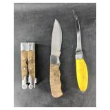 Several knives