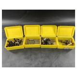 4 Mixed boxes of 38 cal. Bullet tips