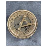 Contemporary bronze desktop/compass/sextant unit