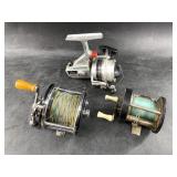 3 Assorted fishing and fly reels