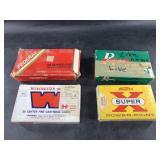4 Mixed boxes of 7mm REM MAG cartridges NO SHIPPIN