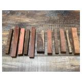 Several pen blanks perfect for crafting