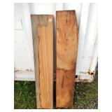 Lot of 2 Koa boards: 1 is 46" x 8.5" x 1 3/4" weat