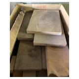 Lot with several shorter boards mostly Koa