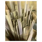 Large lot full of thin walnut boards, each about 2