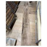 Large teak board, partially live edged, 86" tall x