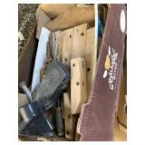 Lot with 4 boxes full of wood blocks perfect for c