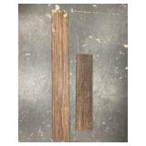 2 Rosewood planks, largest is 33" x 4" x 1/4", sma