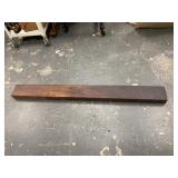 Ipe Ironwood board, 54" x 5.25" x 2.5"