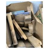 2 Large boxes of small pieces of wood perfect for