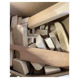 2 Large boxes of small pieces of wood perfect for