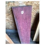 Purple Heart plank with exceptionally vibrant colo