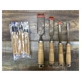Wood carving and chisel set