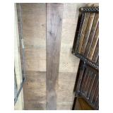 Med fine finish hardwood plank, (possibly teak) 77