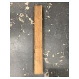 Large redheart beam,  47.5" x 4.5" x 5.5"