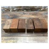 6 Blocks of cocobolo wood perfect for crafters