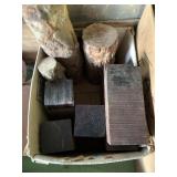 Lot with several blocks of cocobolo, each about 6"