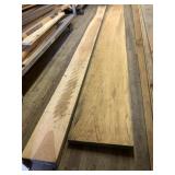 Lot with 2 long boards: 1 is maple 146" x 8" x 2",