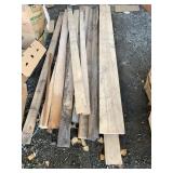 Large pile of rough milled mostly birch, average l