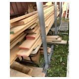 Large stack of planks including oak, birch, and pi